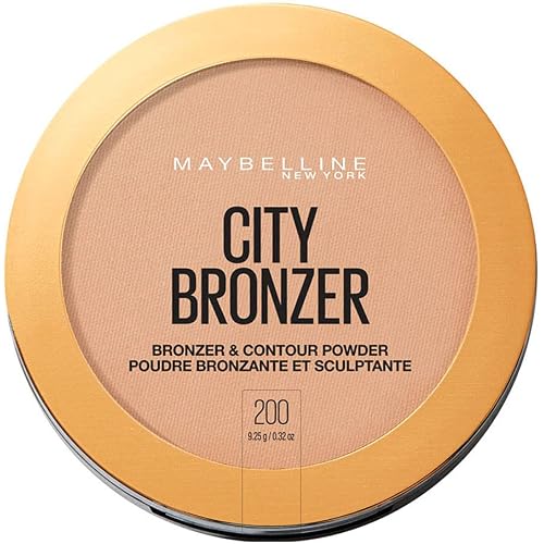 Maybelline New York City Bronzer Powder Makeup, Bronzer and Contour Powder, 200, 0.32 oz.
