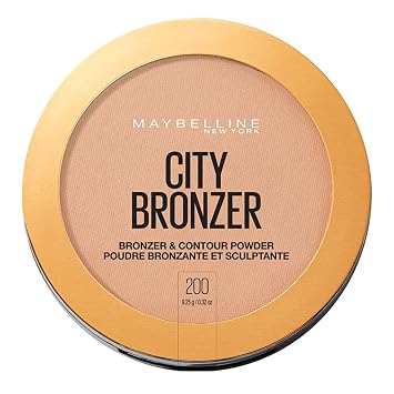 Maybelline New York City Bronzer Powder Makeup, Bronzer and Contour Powder, 200, 0.32 oz.