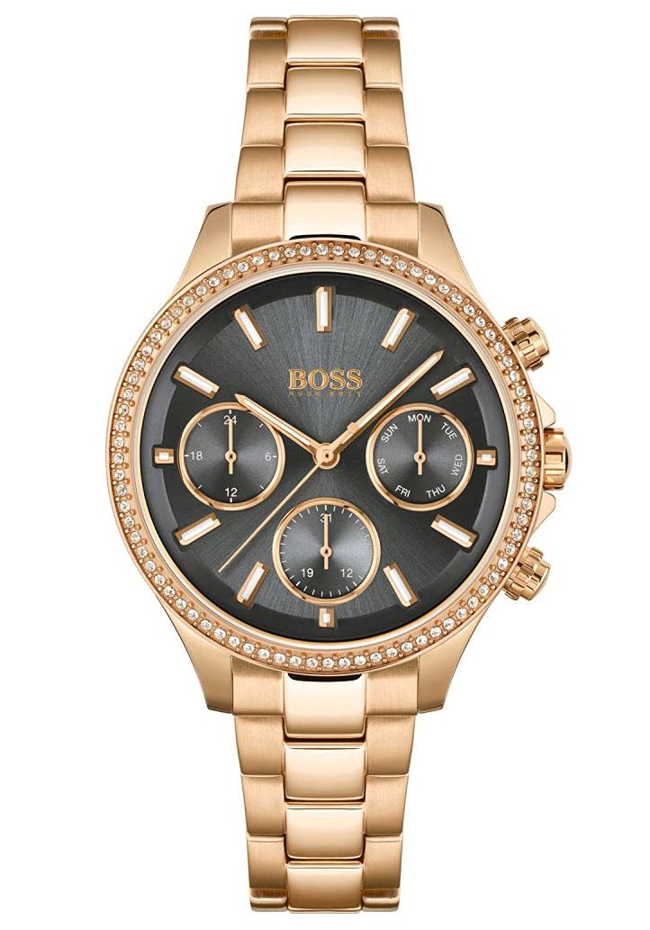 Hugo Boss Stainless Steel Analog Blue Dial Women Watch-1502566, Gold Band (B08H2D45W9) Amazon Price History, Amazon Price Tracker