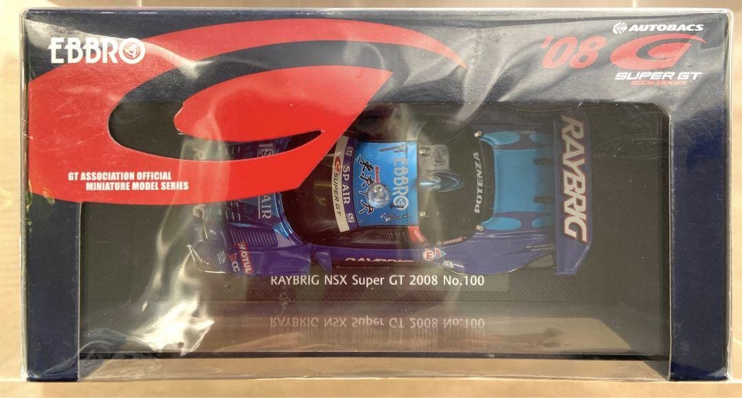 Amazon.co.jp: エブロ 44050 1／43 レイブリックNSX ＃100 08S-GT 