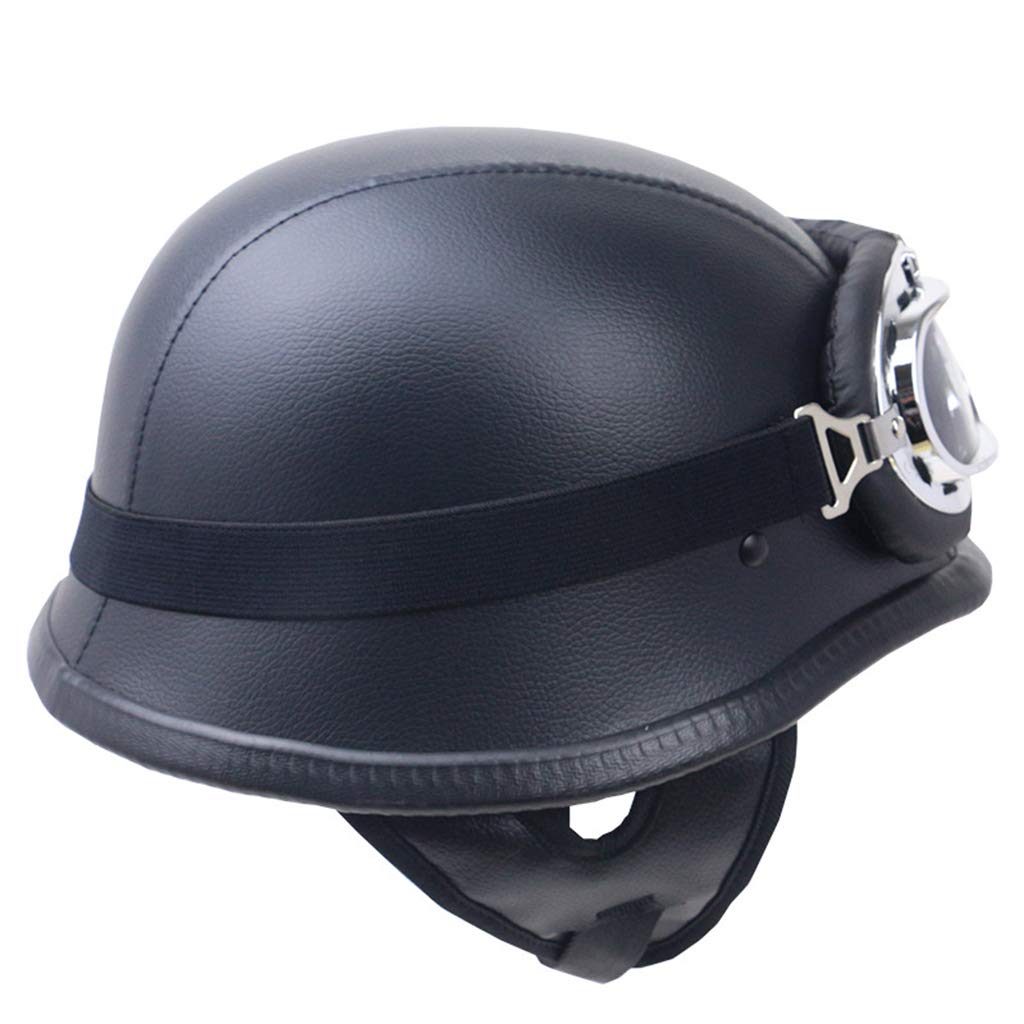Kask Retro do Motocykli Cruiser i Skuterów, Powłoka ABS, Certyfikat DOT/ECE, Modułowy Design Włókna Węglowego Odporny na Uderzenia, Kask Terenowy dla Skuterów, Rowerów, Cruiserów