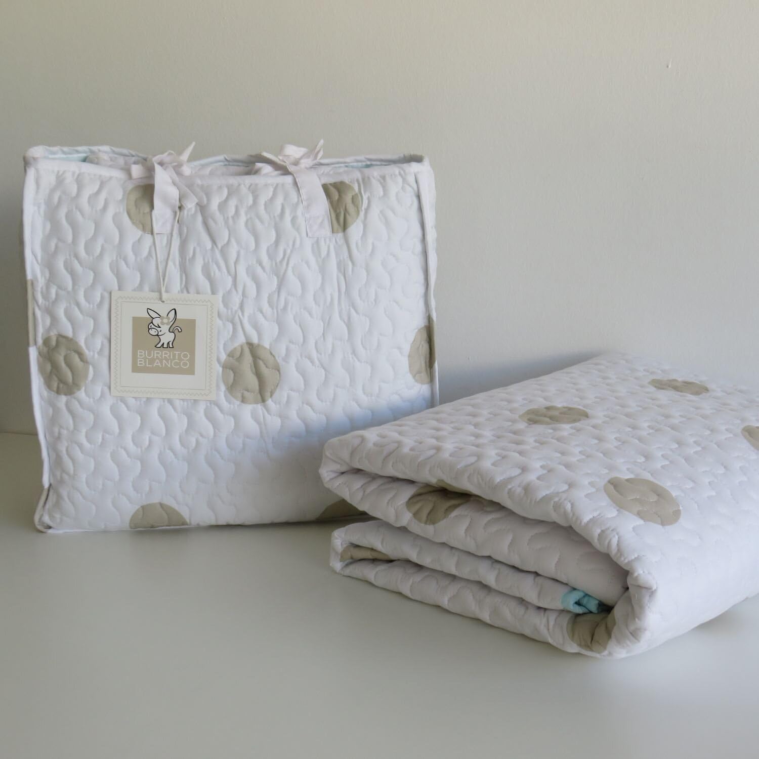 Burrito Blanco | Colcha boutí 129, Agua | para Cama de 150/160 cm (+ Medidas Disponibles) | Colchas Juveniles 150 | Cama Doble 150