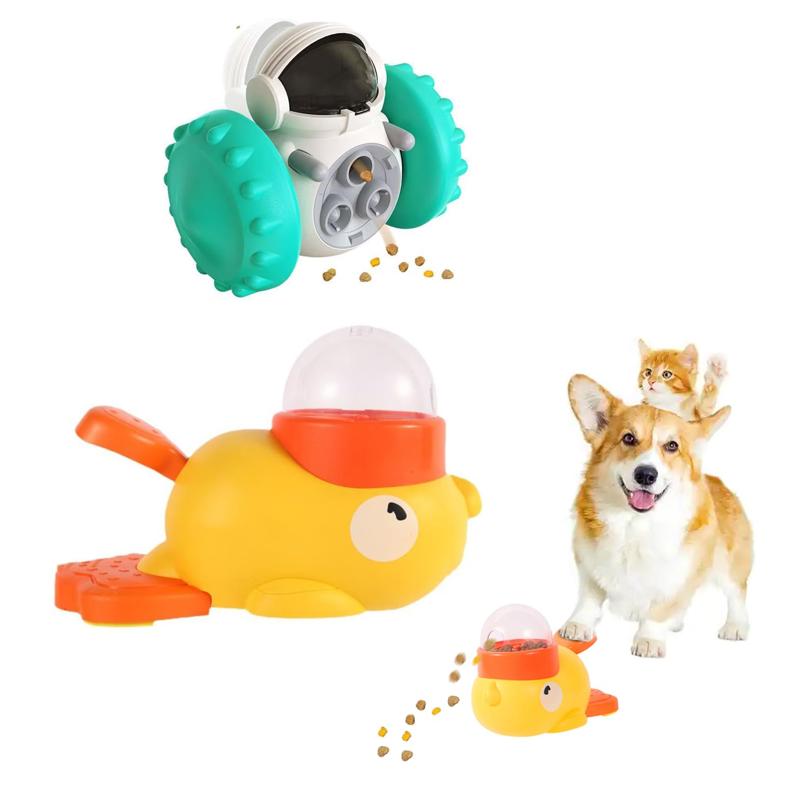 Amazon.com: Duck Treat Dispenser,Duck-Shaped Interactive Dog Treat