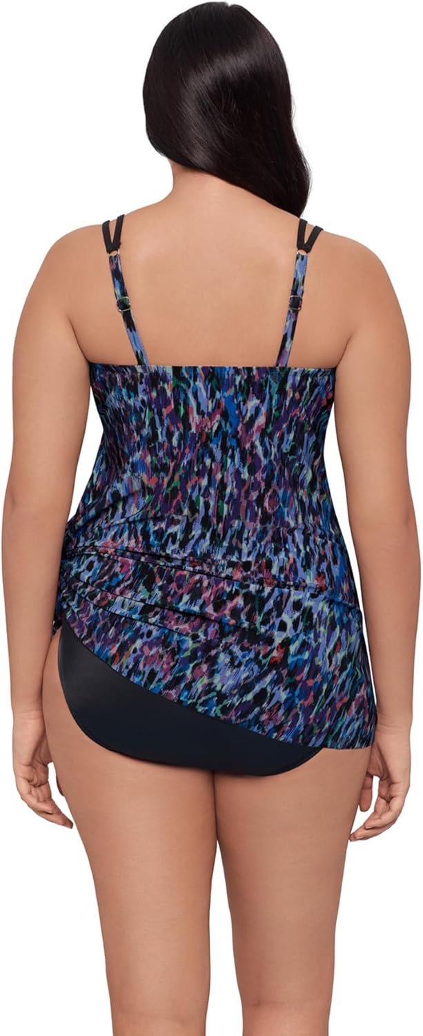 Womens Built-in Tummy Control Tracey Swimdress with Adjustable Side Tie - Image 6