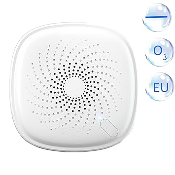 F FABOBJECTS 2-in-1 Plug-in Mini Ionizer Air Purifier Ozone Generator Deodorizer Portable Air Cleaner Odor Eliminator for Rooms and Pets