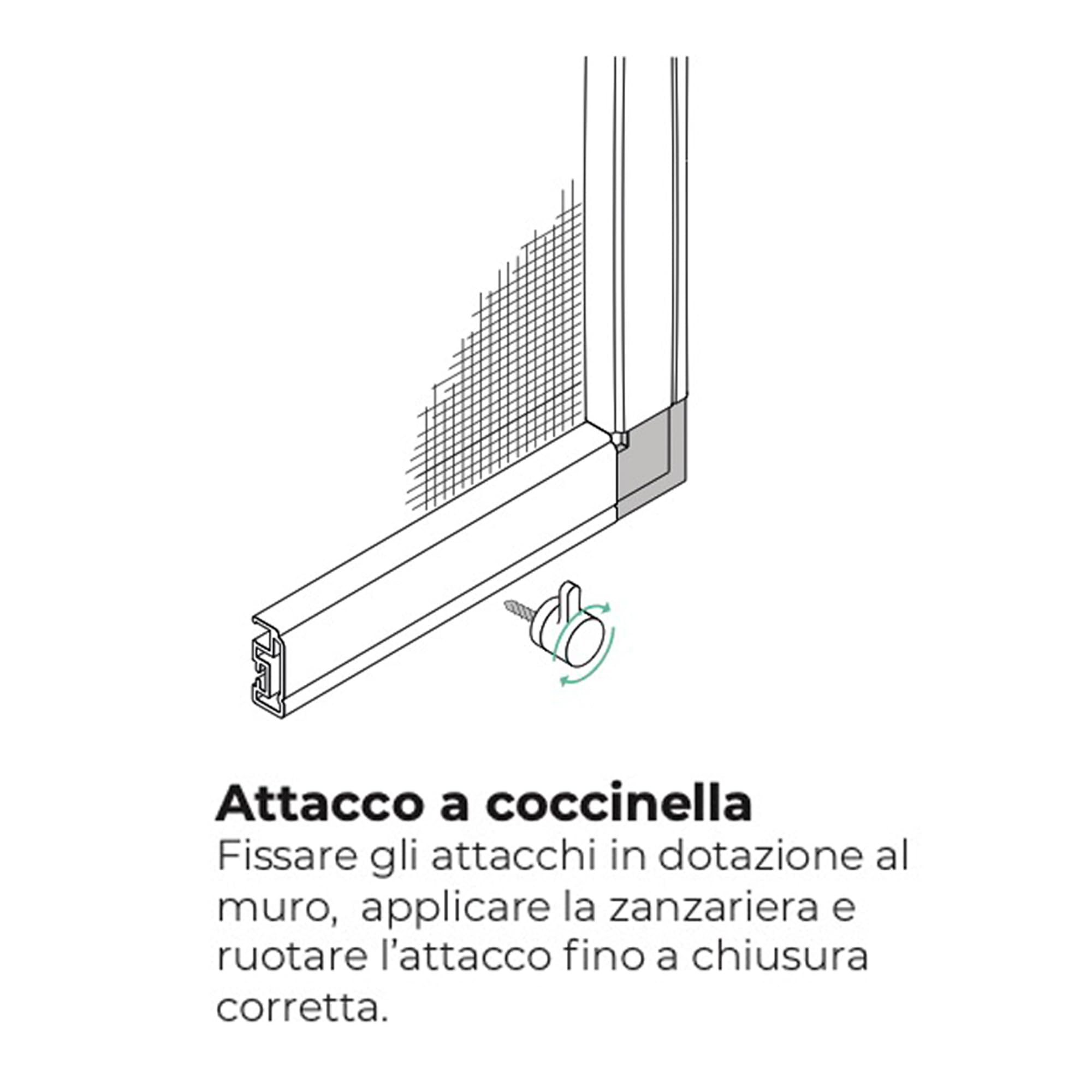 Zanzariera Magnetica Per Finestra Con Telaio In Alluminio Su Misura | Montaggio Facile | Spedizione In 1-3 Giorni