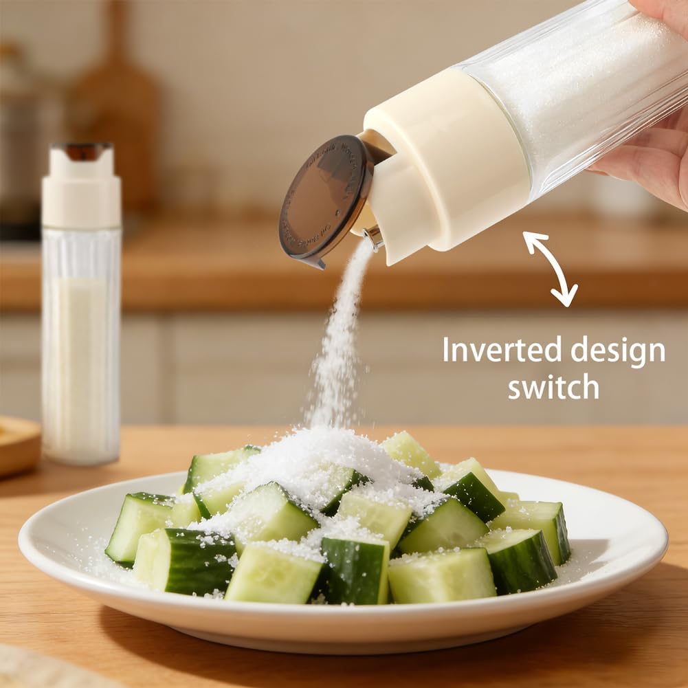 Glass Sugar Dispenser 16.9 oz, Auto Pourer for Coffee Bar