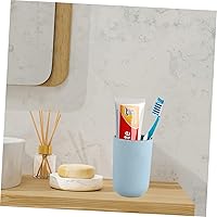 Vista 4 de 4 vasos de lavado para cepillos de dientes, soporte para cepillos de dientes, vaso de plástico, vasos de plástico para baño, tazas de baño