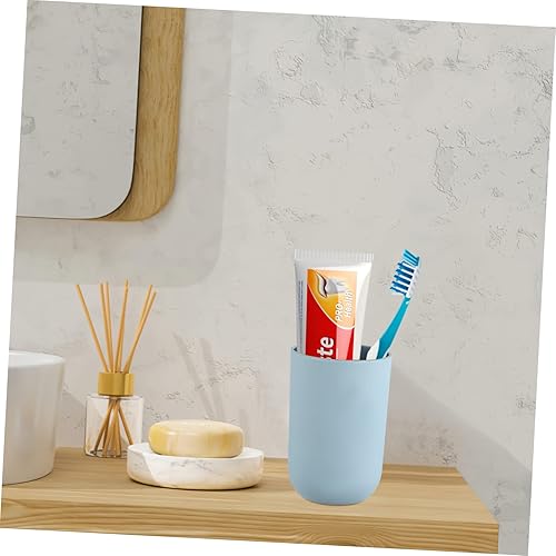 Miniatura 4 de 4 vasos de lavado para cepillos de dientes, soporte para cepillos de dientes, vaso de plástico, vasos de plástico para baño, tazas de baño de