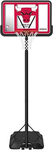 Vista 204 de Aro de basketball con sistema portable, de altura ajustable, tablero posterior de 44 pulgadas de Lifetime 1269 Pro Court.