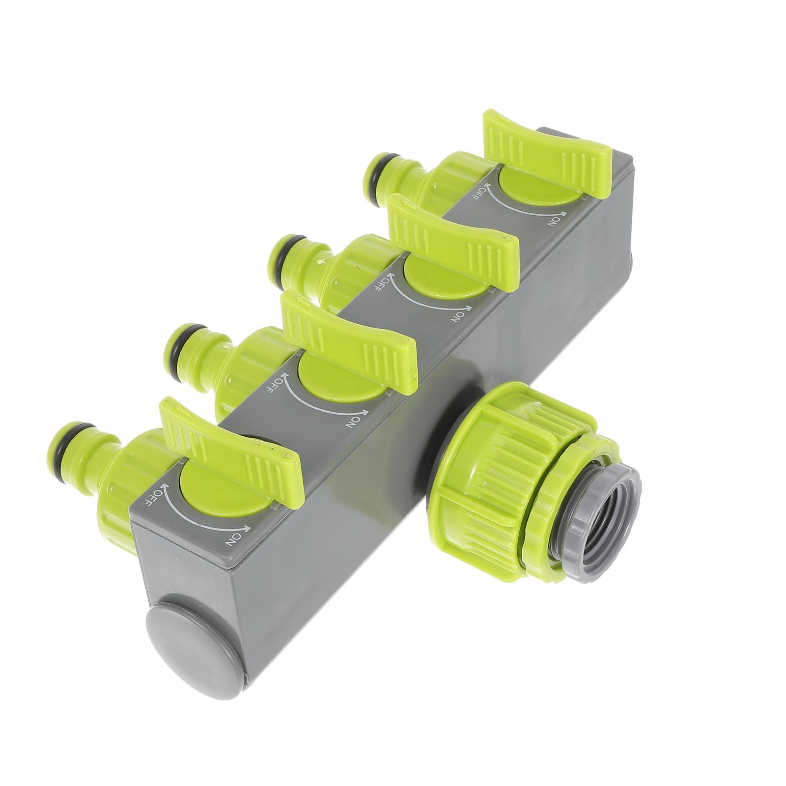 Séparateur de tuyau d'arrosage 4 voies anti-fuite avec vannes ABS