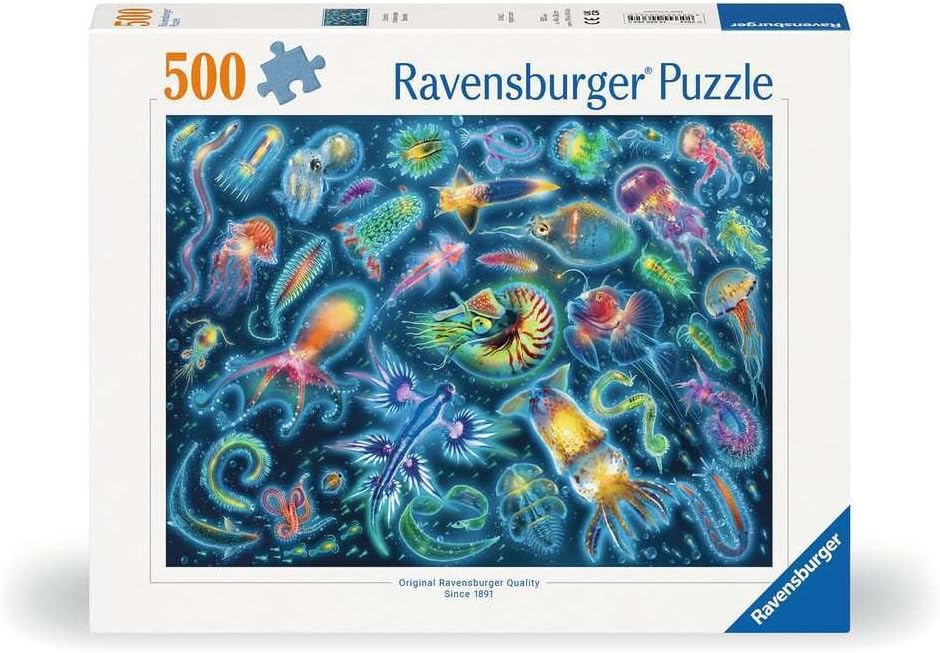 Erwachsenenpuzzle 500 Teile - Farbenfrohe Quallen