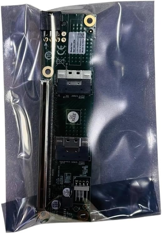 2Port SlimSAS SFF-8654 8i x2 to PCIe4.0/3.0 x16 Slot Adapter Card