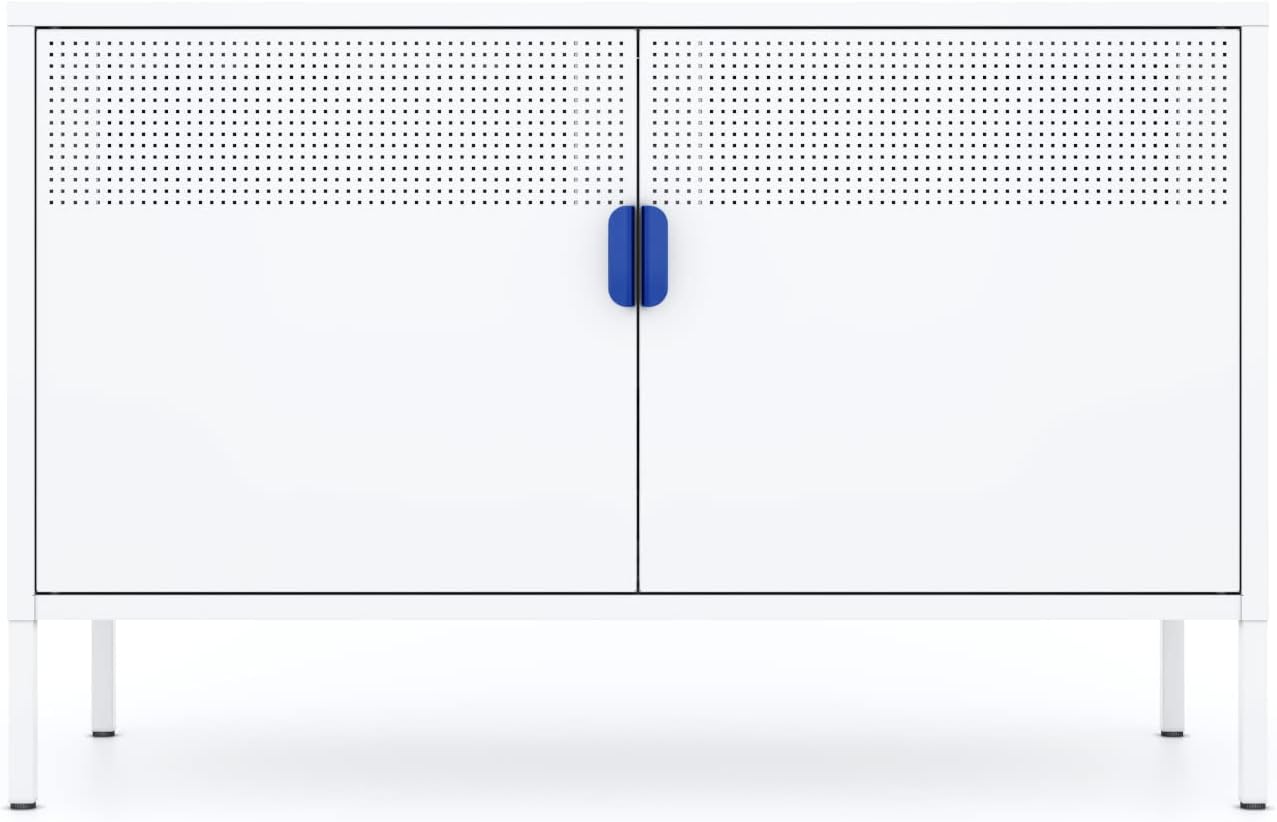 Amazon.com: Metal Locker Storage, 2 Door Wide Metal Locker Accent ...