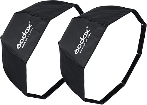 Miniatura 1 de Godox Softbox portátil octágono de 47.2in, 47 pulgadas, caja de reflexión compatible con Godox TT600 TT685C TT685N TT685S V860II-C V860II-N Flash