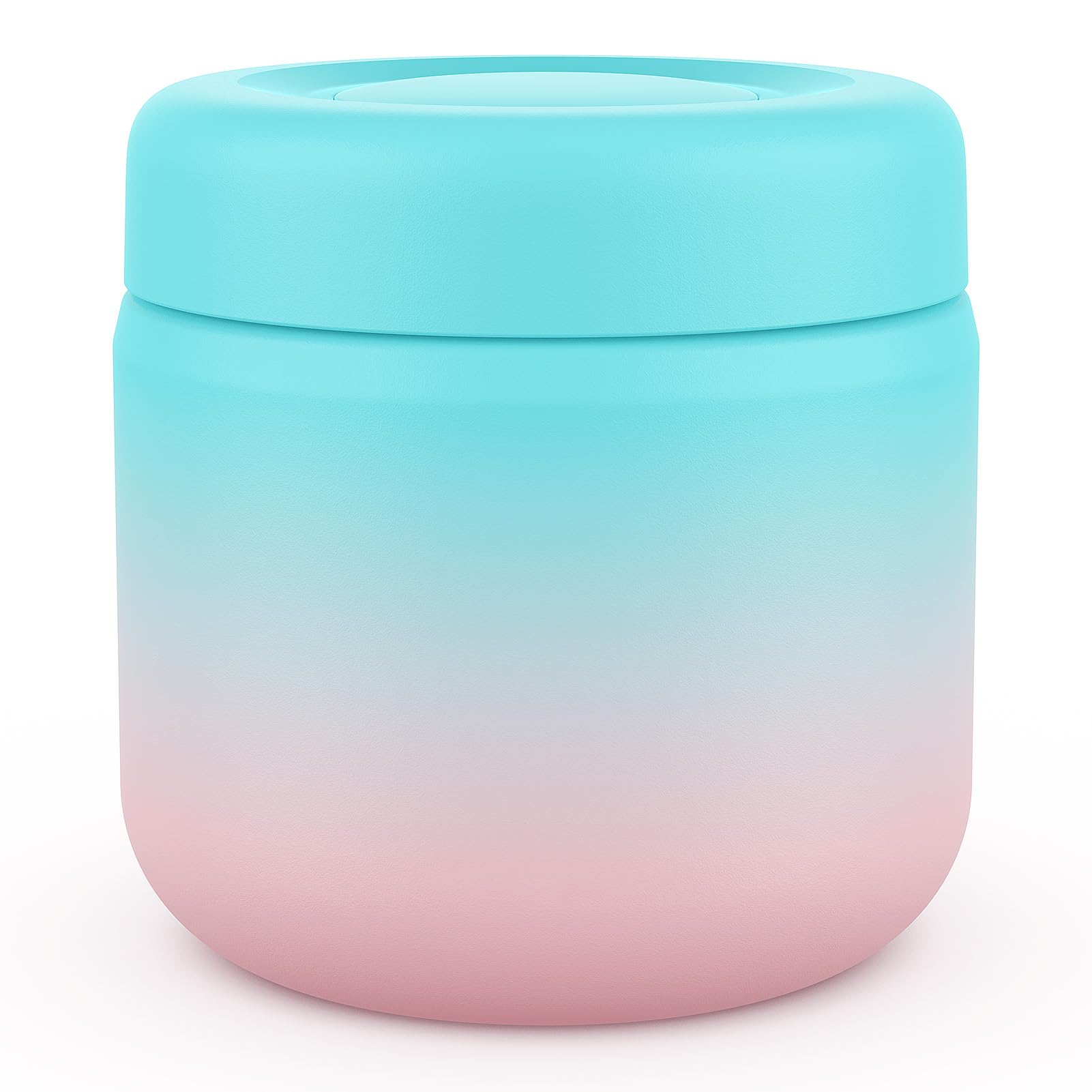 WayEee Food Flask,Durable Stainless Steel Food Flasks for Hot Food, 385ml Leak-Proof Soup Flask for 5 Hours Hot & 7 Hours Cold(Candy)