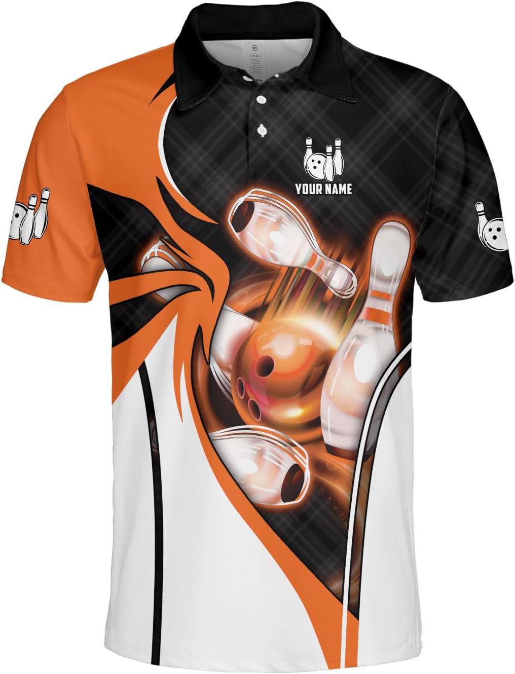 Custom Bowling Polo Shirt Personalized 3D Team Name Bowling Shirts for Men Women Jersey Unisex Bowler Short Sleeve Gift Tee