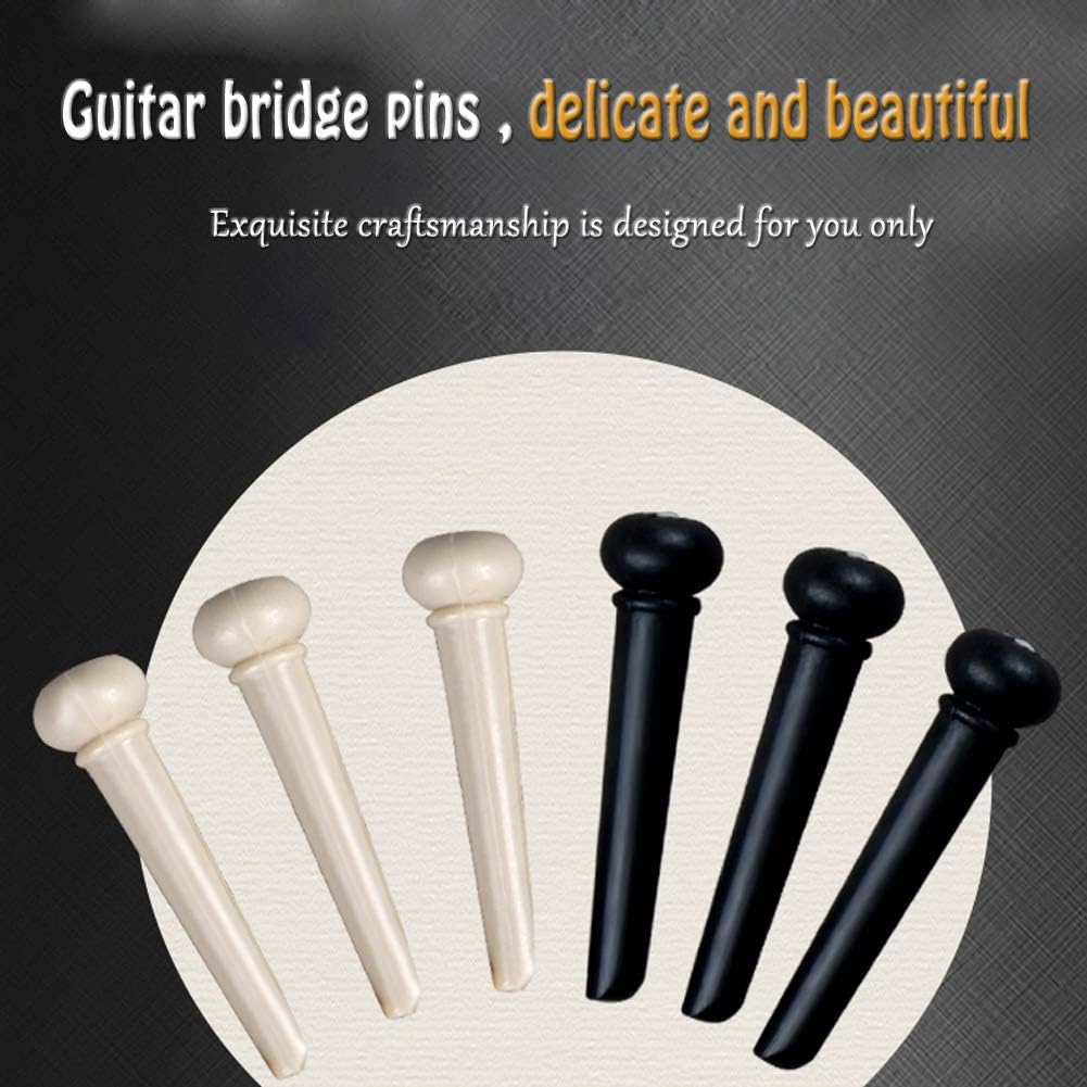 Guitar Bone Bridge Saddle Nut Bone Bridge Pins Made And String Winder Cutter and Bridge Pin Puller, Guitar Repair Tool Functional 3 in 1 : Musical Instruments