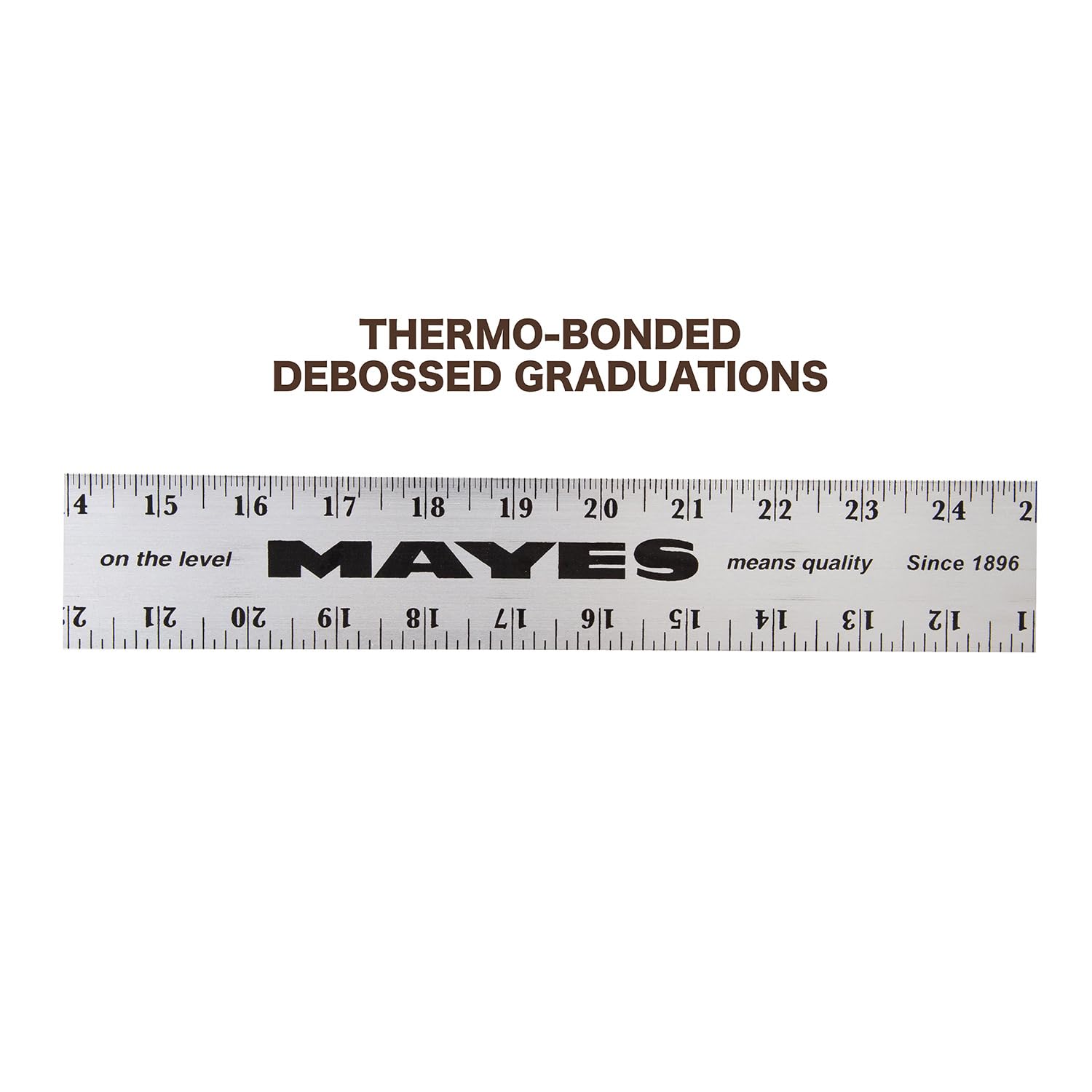 Snapklik.com : Mayes 10208 36 Inch Straight Edge Aluminum Ruler, Heavy ...