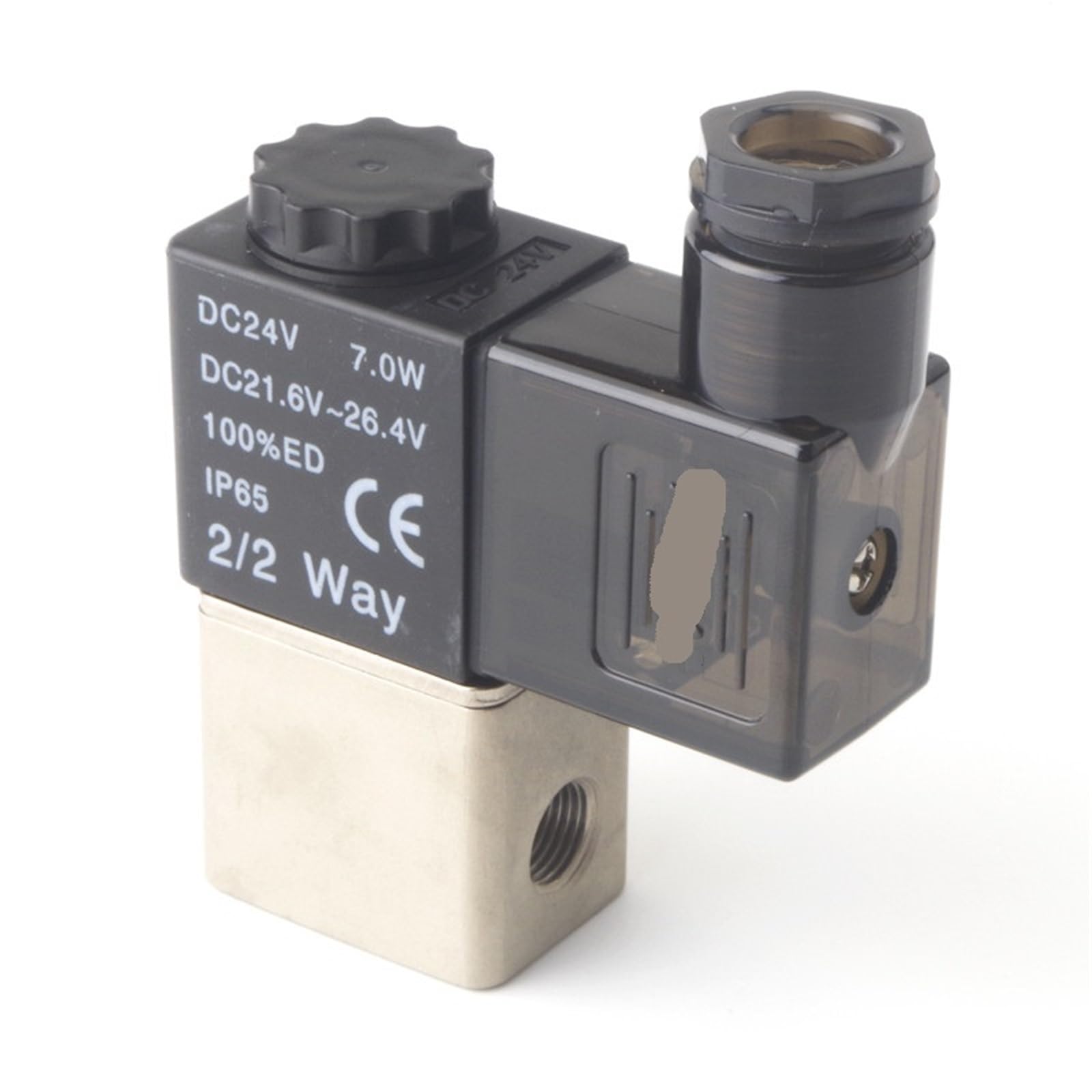 Électrovannes d'air 2V025-08 DC24V pneumatique 1/4 pour circuit NC