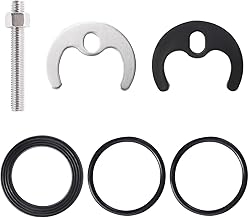 M8 Monobloc Faucet Fixing Kit, Single Hole Tap Fixing, for Kitchen Bathroom Laundry, Silver