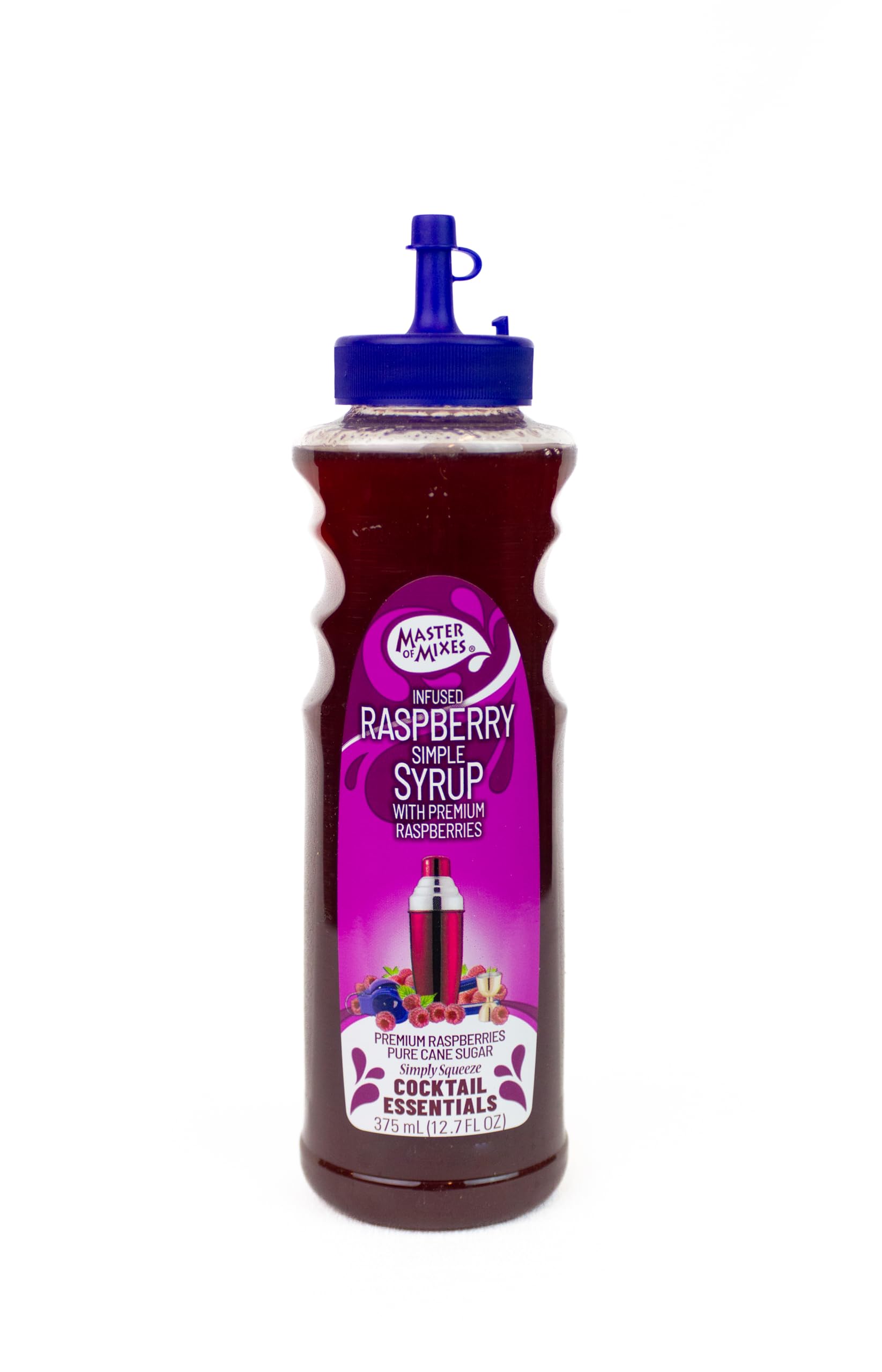 Cocktail Essentials Infused Raspberry Syrup, 375 ML Bottle (12.7 Fl Oz)