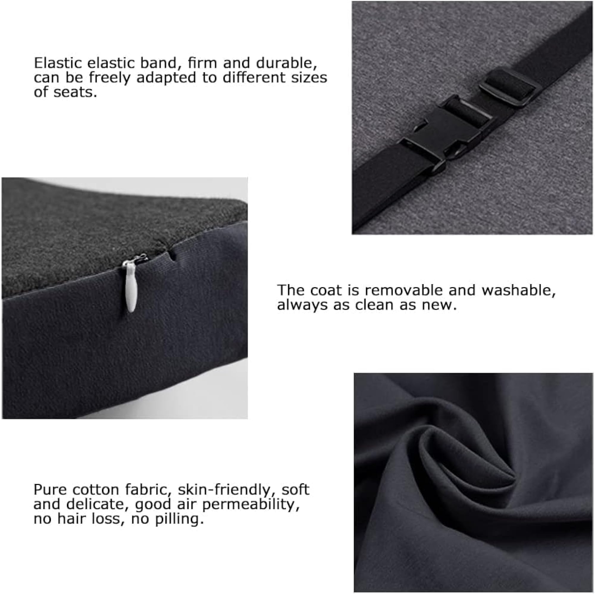Memory Foam Lumbar Support Pillow for Office Chair