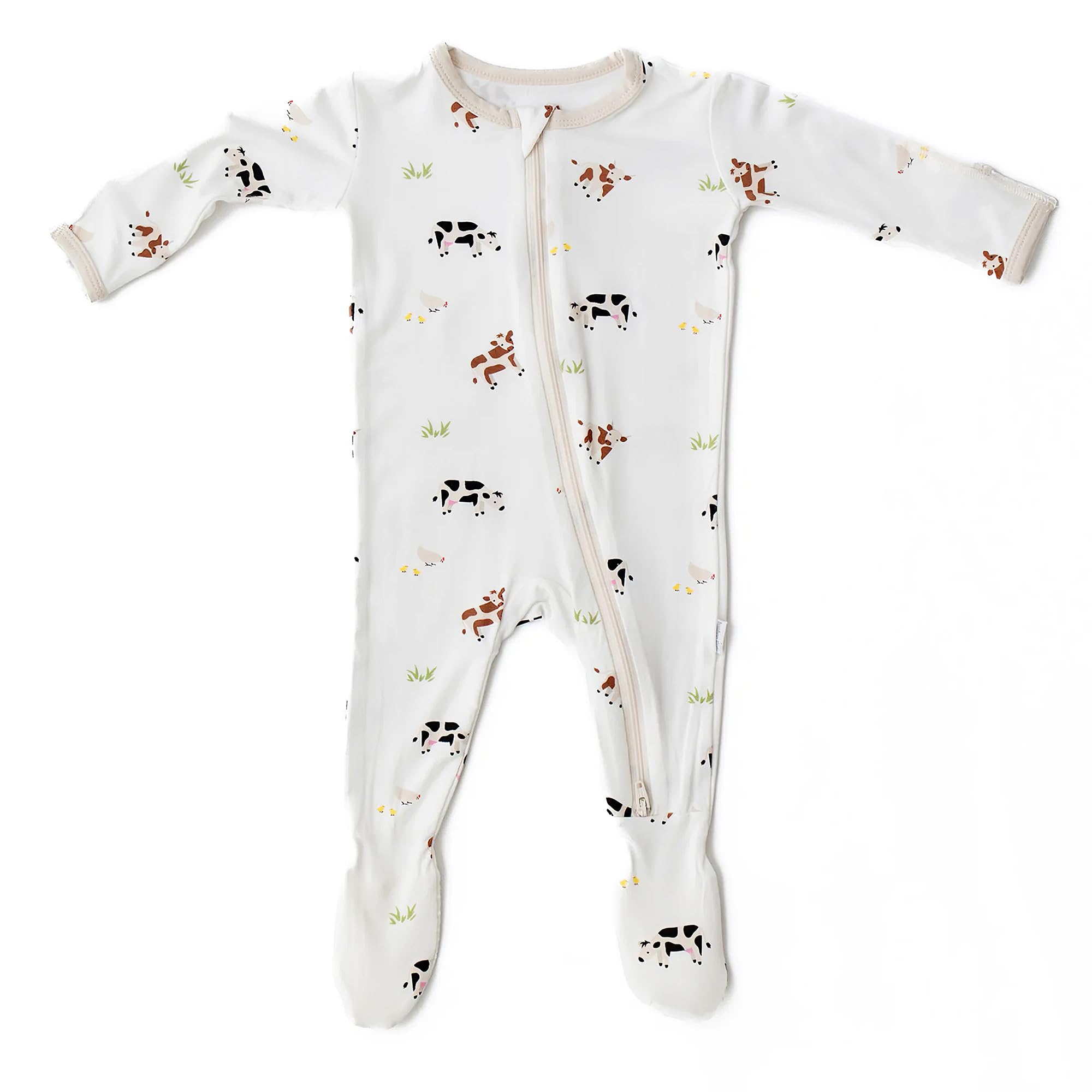 Bamboo Little Soft Baby Clothes Footie Pajamas