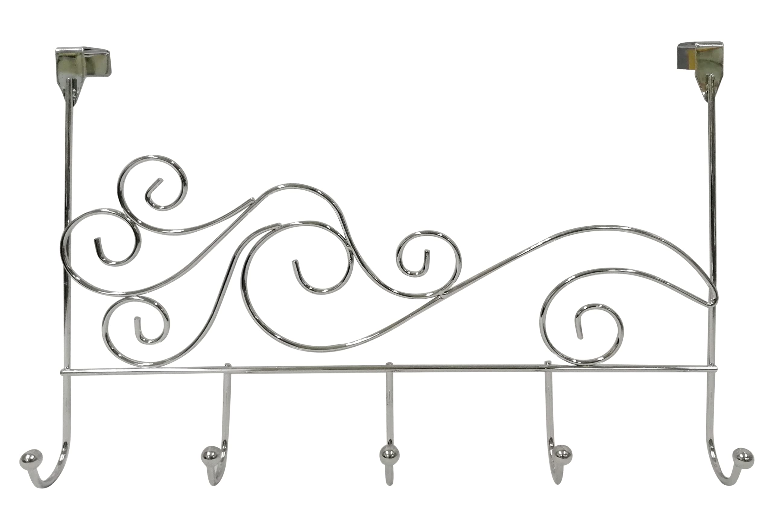 UNIWARE Over The Door Hook Rack (5 Hooks)