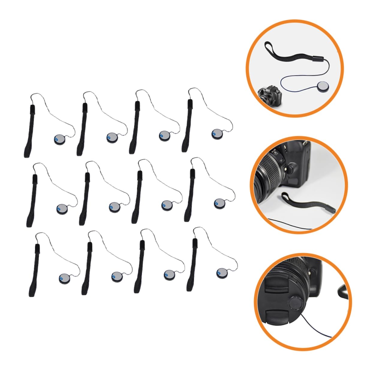 DOITOOL Fodera -perdita Della Corda Accessori Accessori Fotocamera Cinturino Da Polso Per Fotocamera Cavo Della Fotocamera in Cotone Plastica Black