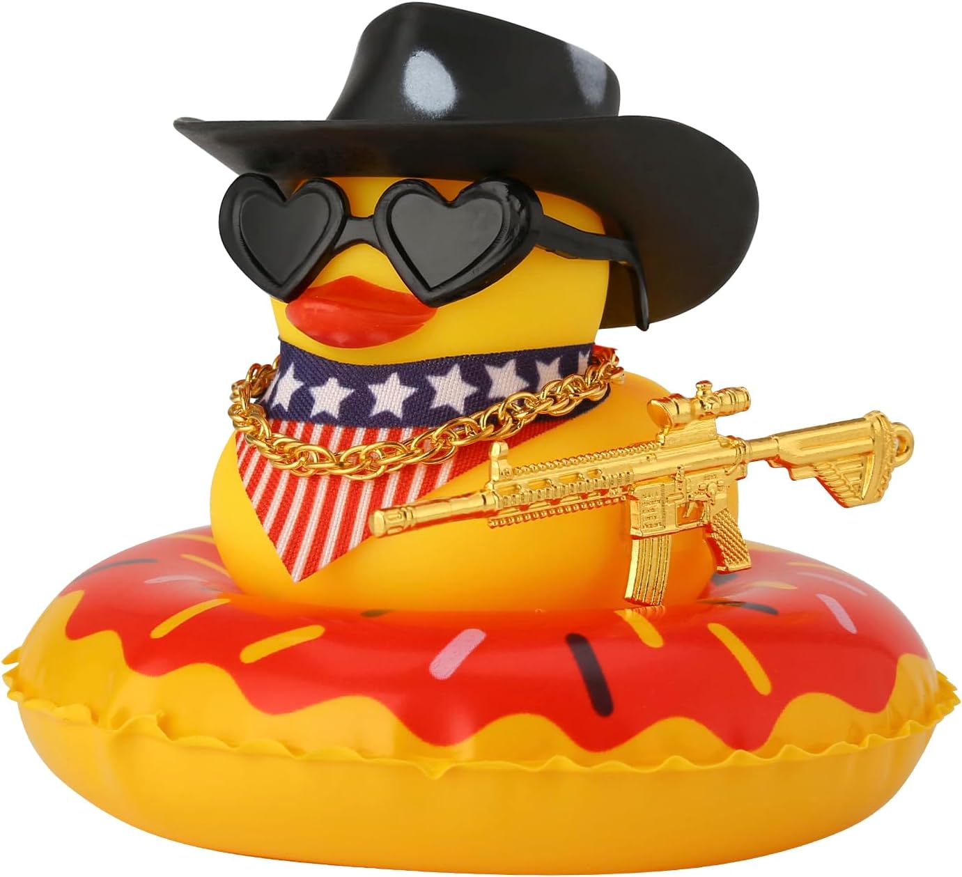 Car Rubber Duck Rubber Duck for Dashboard of Car, Yellow