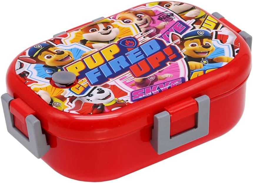 SKI Delicacy Insulated Stainless Steel Lunch Box for Kids Paw Patrol (400ML), Leak-Proof & air-Tight Snack Box, for School | with a 150ml Steel Inner Container & a Steel Spoon