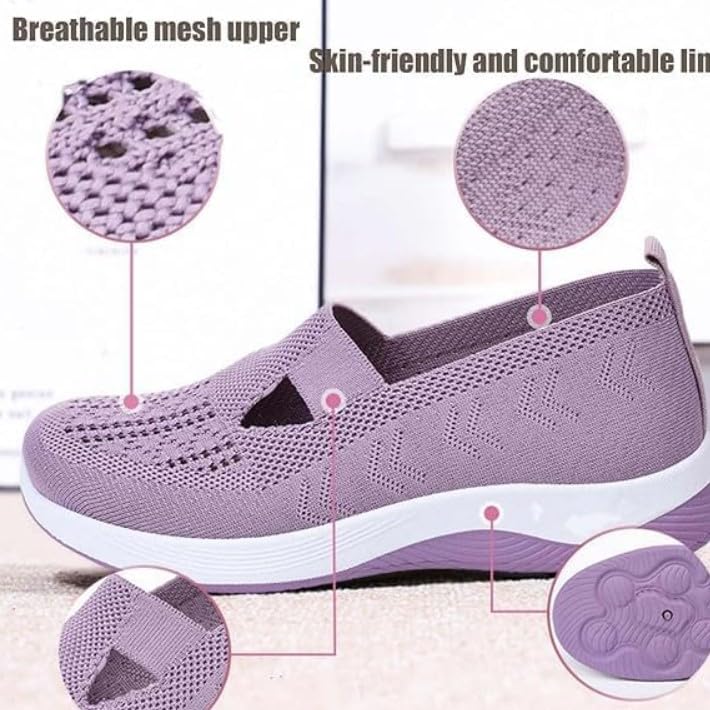 Stanceflex Shoes for Women, Womens Orthopedic Slip on Sneakers, All-Day Comfort Orthoture Womens Shoes4