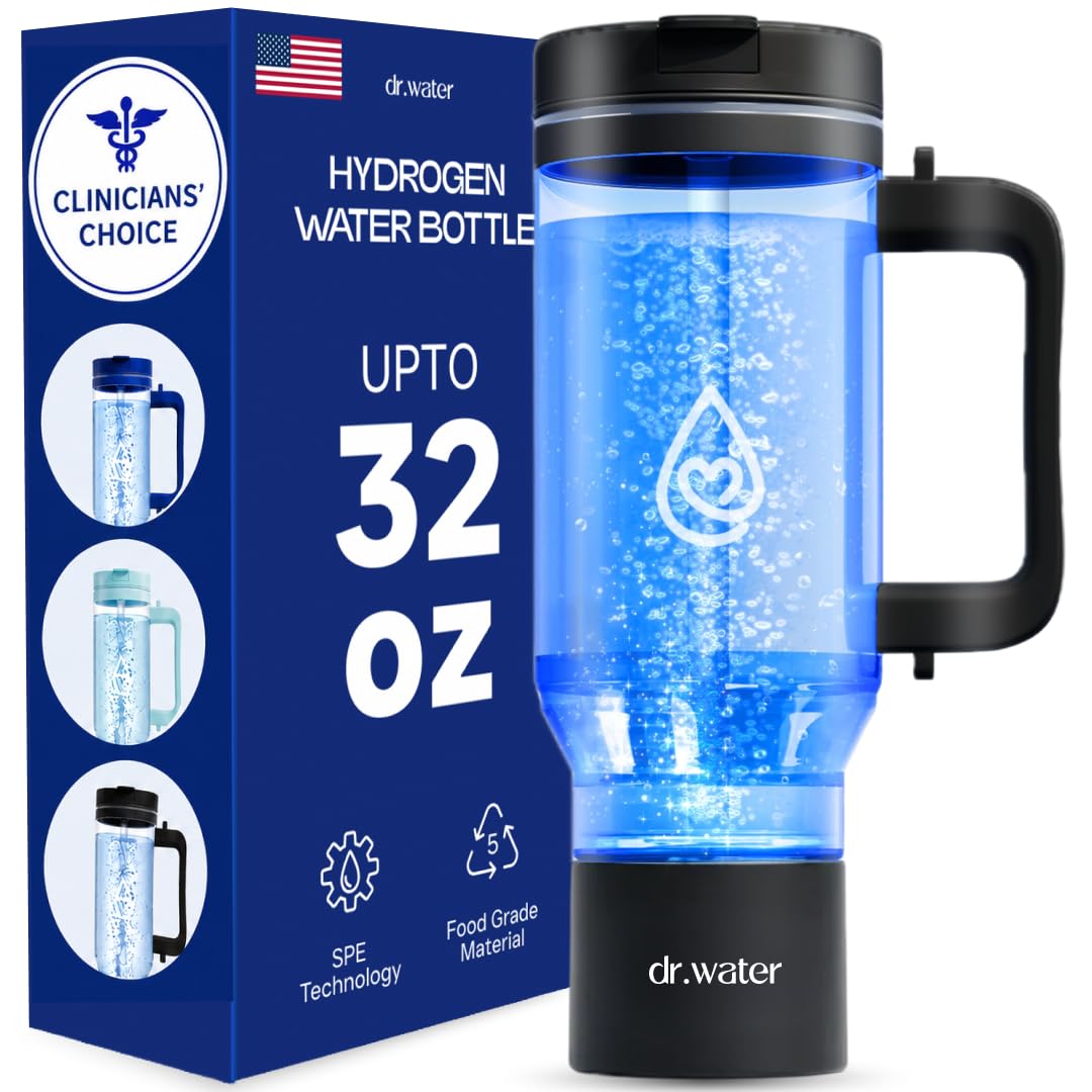 Dr.Water Hydrogen Water Bottle | 3X More Hydrogen | 32oz Hydrogen Dr.Water Hydrogen Water Bottle | 3X More Hydrogen | 32oz Hydrogen