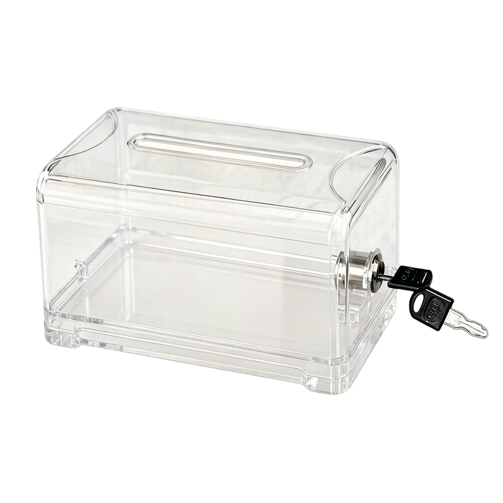 Kalttoy Sturdy Lockable Acrylic Comment Box for Schools Offices and Organizational Feedbacks Secure Opinion Box