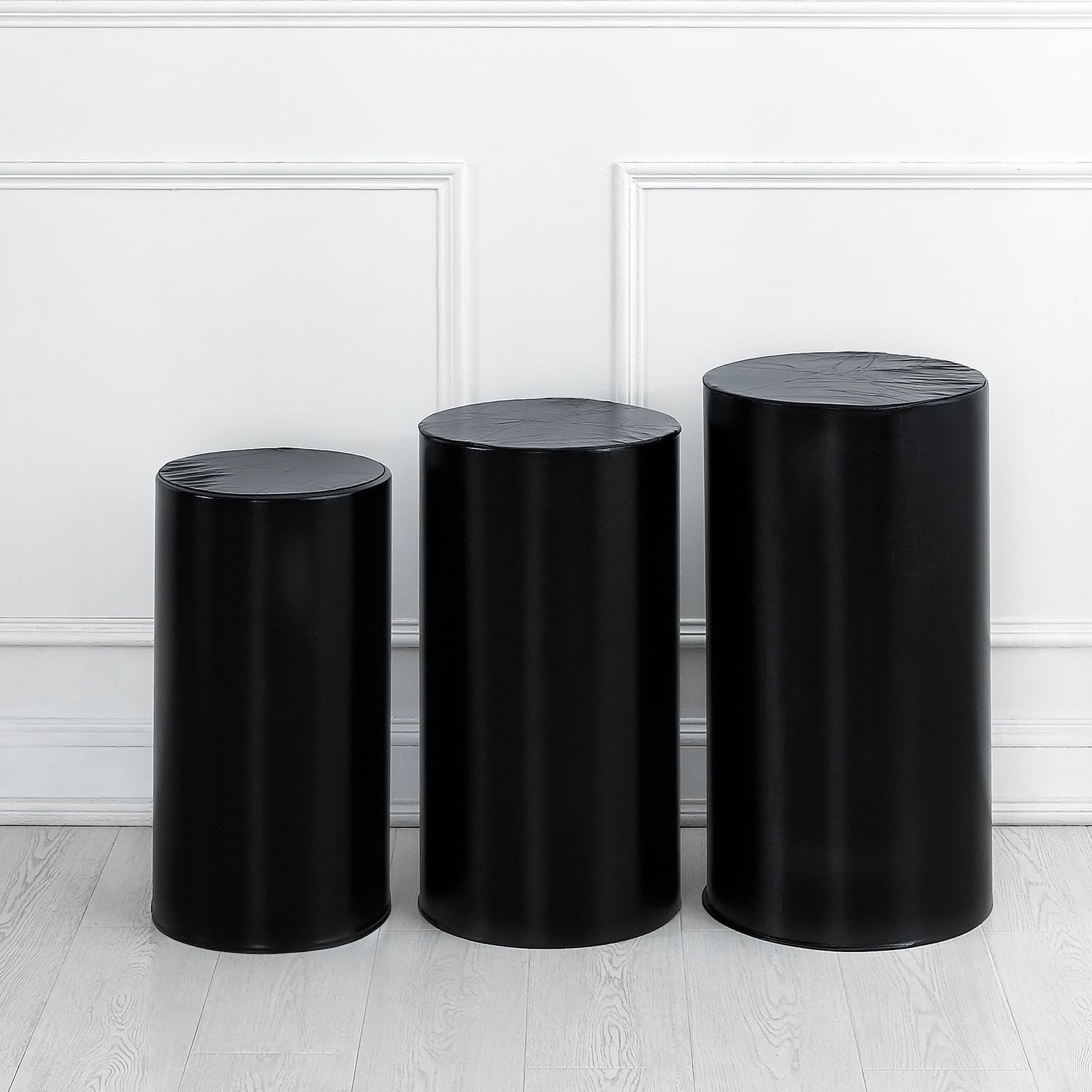 Couvre-supports De Cylindre Pour La Fête, 3 Pcs En Bronzage