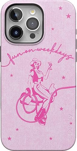 Vista 525 de Casely Funda para iPhone 15 Pro Jardín Secreto Flores mixtas Funda atrevida Compatible con MagSafe y botón de acción Jardín Secreto Floral