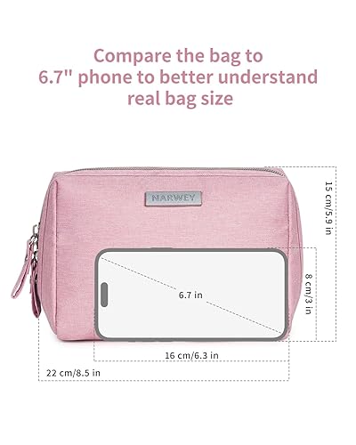 Miniatura 6 de Neceser de maquillaje para viaje mini bolso de cosméticos para mujeres y niñas Rosado NW5018