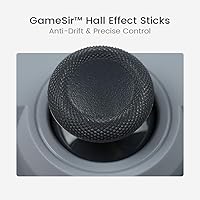 Vista 7 de GameSir Tegenaria Lite Wired Controller for PC , Wired 1000Hz Polling Rate, Hall Effect Joysticks and 2 Remappable Buttons, Dual Vibration , Turbo