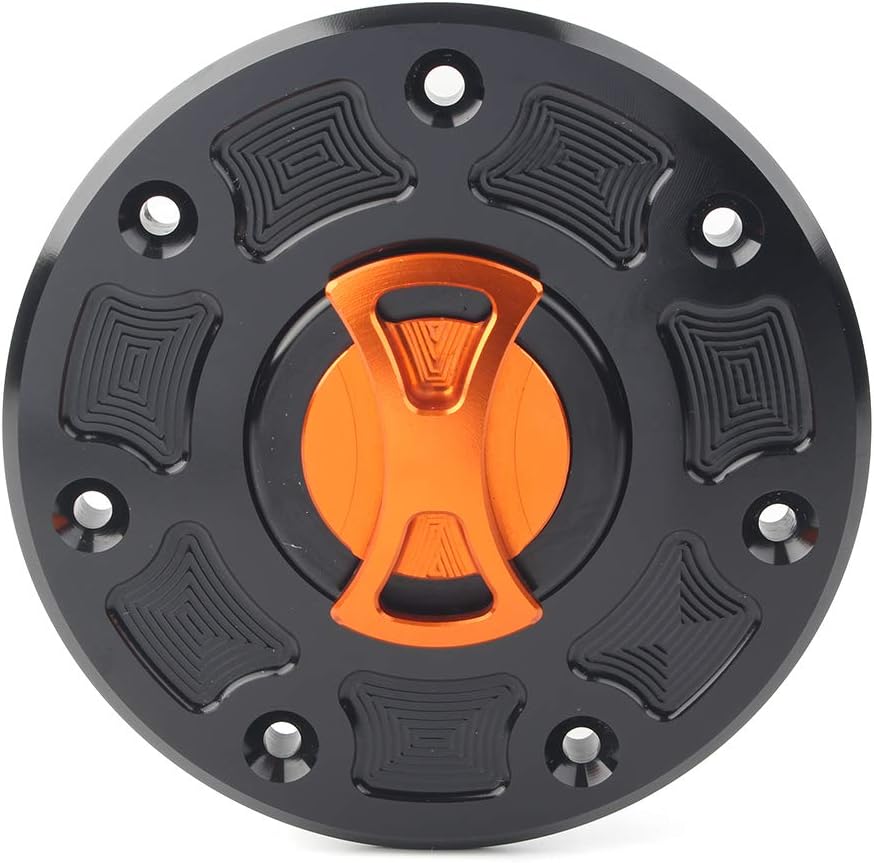 Motorcycle Gas Tank Oil Cap Cover Protector for Kawasaki Ninja 500 ZX-6 ZX-7 ZX-9 ZRX-1100 GPZ500 1999-2007 Orange