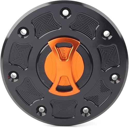 Miniatura 6 de GZYF Tapa de depósito de combustible de aluminio CNC sin llave para Kawasaki Ninja ZX-6R ZX-7R ZX-9R ZX-11 Ninja EX250 500, negro