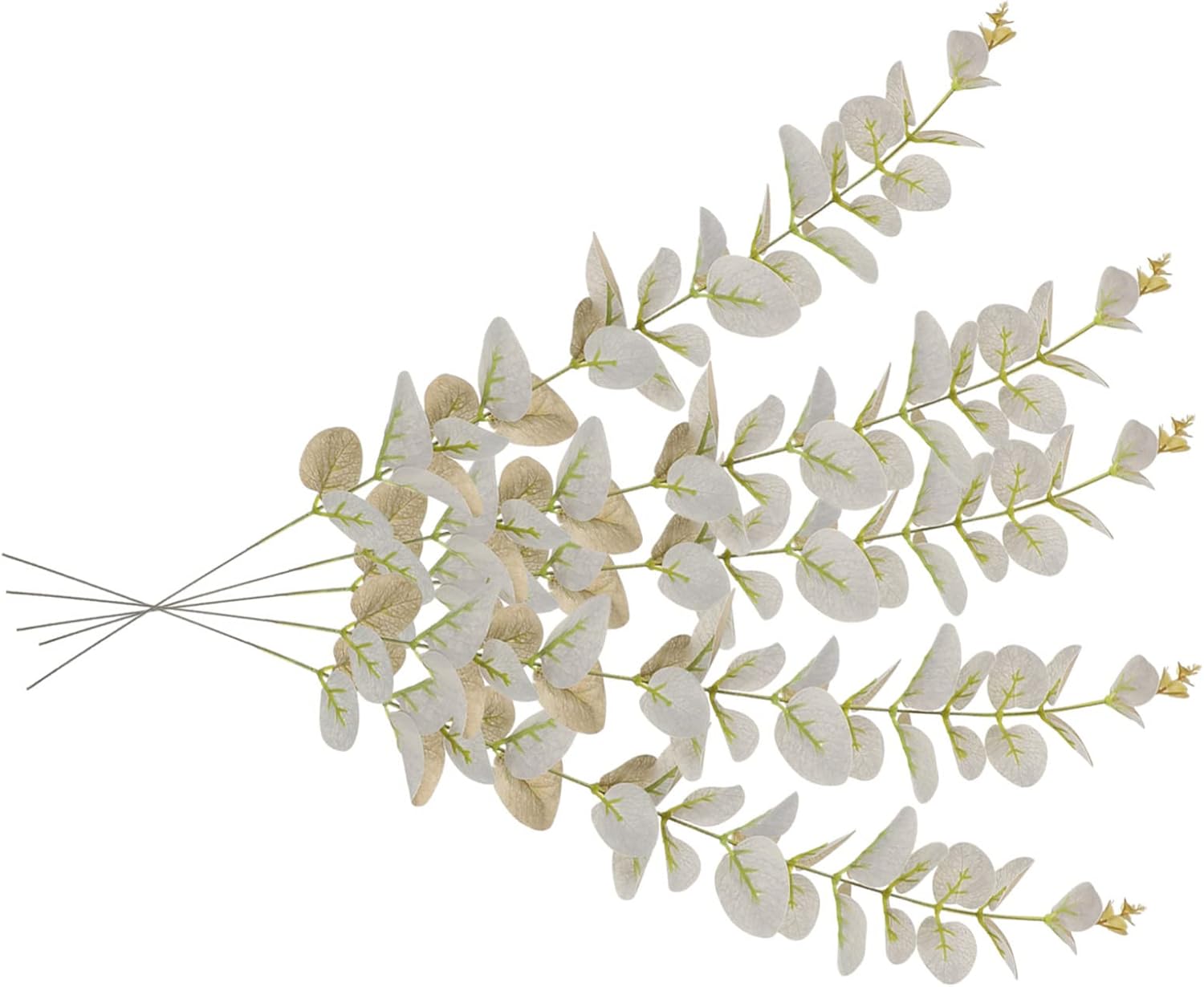 人工緑の葉の枝の枝 クリスマスの偽の葉の茎の 人工緑の葉の枝の枝 クリスマスの偽の葉の茎の