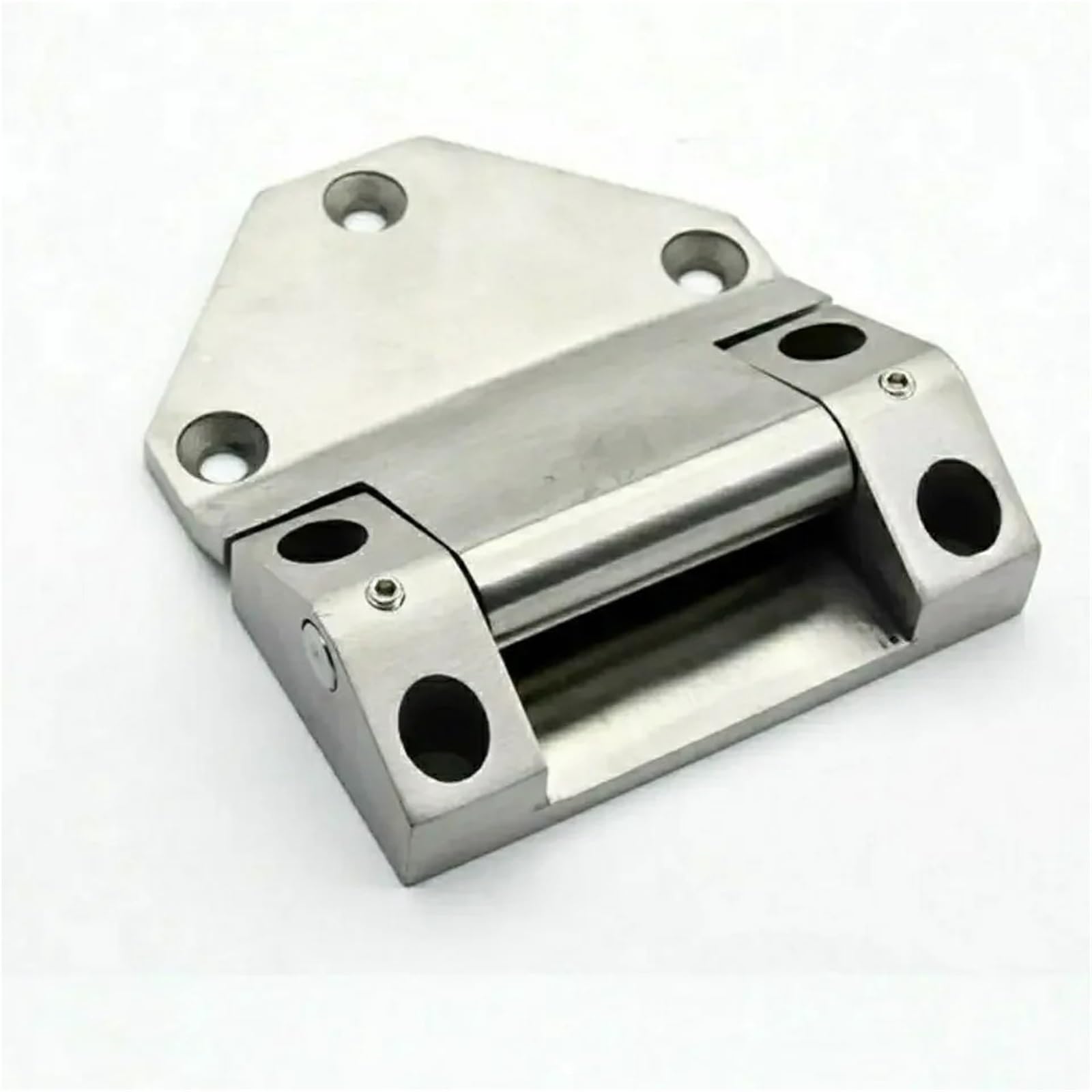 Charnière robuste inox 304 pour porte industrielle lourde 70x109mm