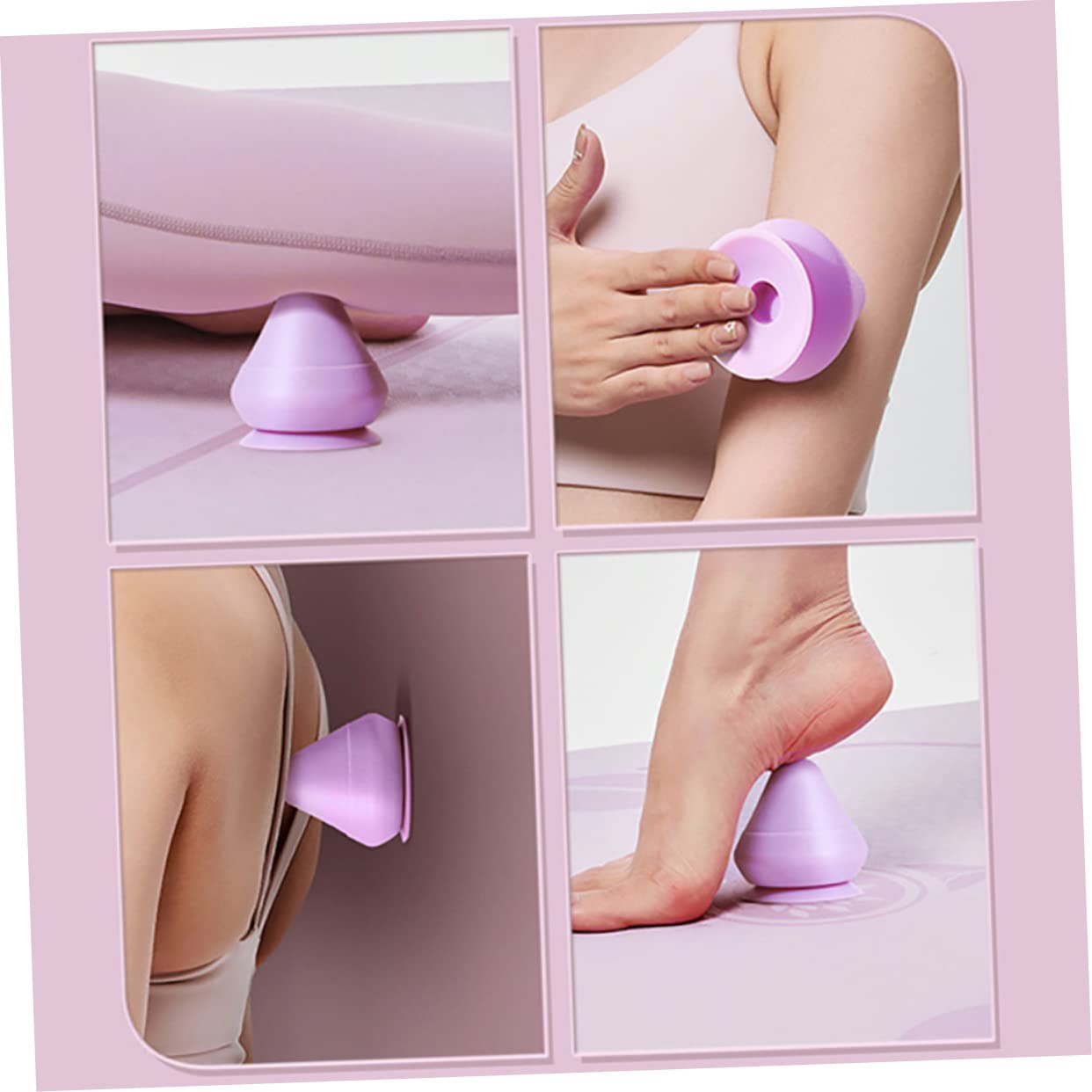 MAGICLULU 3piezas Bola De Masaje Con Para Auto-masaje Herramienta Para Aliviar Músculos Doloridos Multifuncional De Yoga Para Espalda y Pies