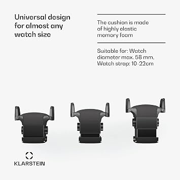 KLARSTEIN ChronoVault Watch Winder for 5 Watches – Automatic Watch Winder Box with Silent Japanese Motor, Vegan Leather, 4 Rotation Modes, LED Lighting & Jewellery Drawer