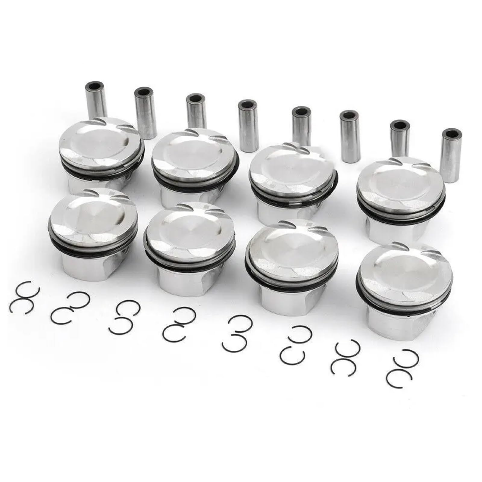 Anello Pistone Set di 8 pistoni e fasce elastiche motore N63 per BMW 550i 750i X5 F01 4.4L 11257613626 Sostituire