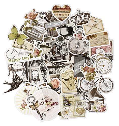 FaCraft Scrapbooking Supplies Vintage Ephemera 50 PCS