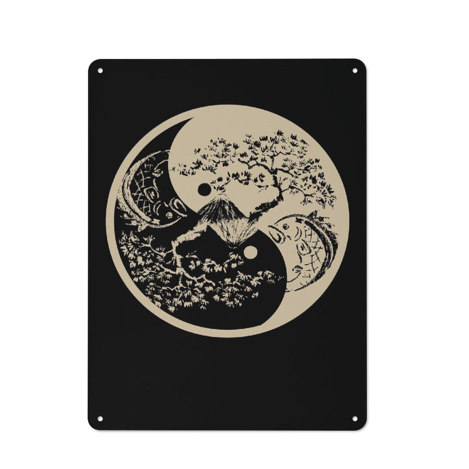 Vikings Nordic Mythology Rustic Tin Sign 40x30cm for Café Or Home Bar, Suited to Hospitality Decor Collectors