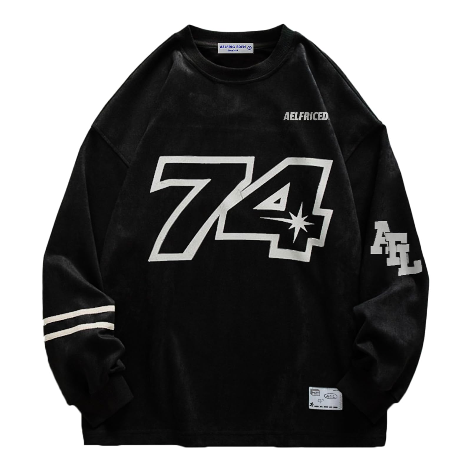 Aelfric Eden Mens Oversized Sweatshirt Crewneck Vintage Graphic