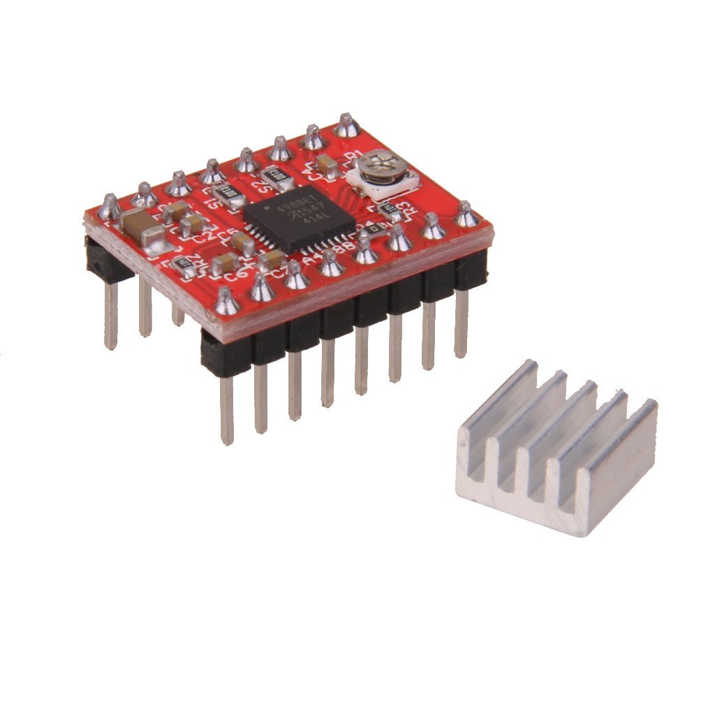 Anil Electronics store A4988 StepStick Stepper Motor Driver with Heatsink for 3D Printer (B084DWHWT8) Amazon Price History, Amazon Price Tracker